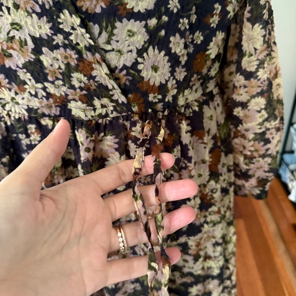 Madewell | Floral Faux Wrap Dress | Size XS - Picture 5 of 11